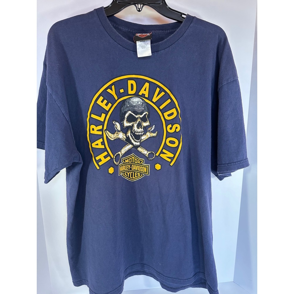 Harley-Davidson Destination Tacoma Washington Mens 2XL T-Shirt‎ Skull